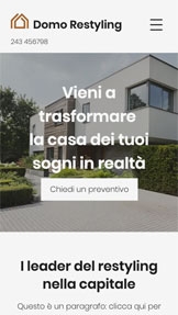 Business template – Ditta di ristrutturazione