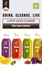 Mẫu trang web one page – Trang đích sản phẩm