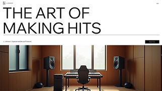 DJ & Producer website templates - Record Producer (Professional)