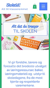 Nettbutikk website templates – Papirhandel