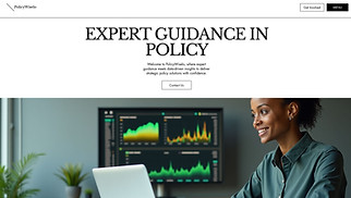 Communities website templates - Government Policy Consulting Firm (Professional)