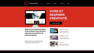 Templates de sites web Publicité et marketing - Design industriel