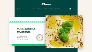 Restaurantes y comida plantillas web – Sabores del Medio Oriente