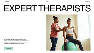 Health website templates - Physical Therapy Center (Soft)