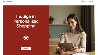 Business website templates - B2C Startup (Trendy)