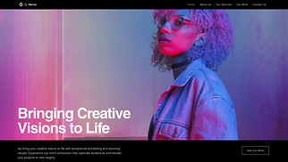 Events website templates - Production House (Dynamic)