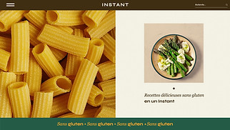Templates de sites web Nouveaux templates - Blog de cuisine