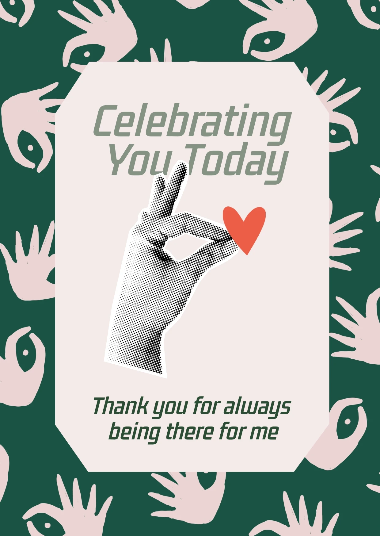 Edgy Pop  Father's Day Greeting Card