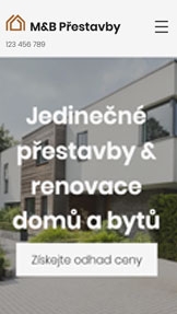 Podnikání website templates – Přestavba domů