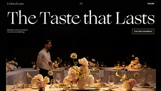 Templates de Comida e restaurantes - Wedding Caterer (Nocturnal)