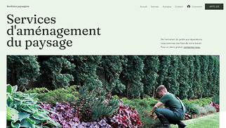 Templates de sites web Agriculture et jardinage - Services de paysagisme