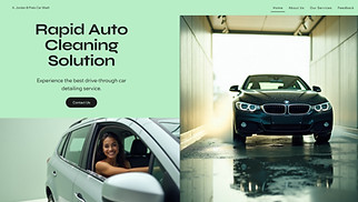 Industrial website templates - Drive-Through Car Detailing (Fresh)