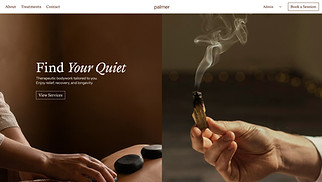 全部網站範本- Massage Therapist (Soft)