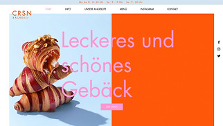 Restaurants & Essen Website-Vorlagen - Bäckerei