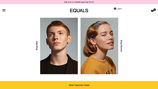 Fashion website templates - Urban Fashion Brand