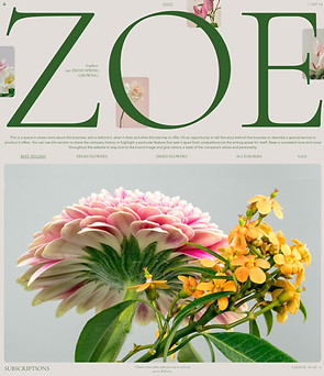 Shop für Blumen