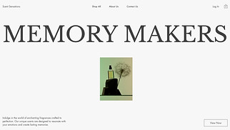 website templates - Perfume Manufacturer (Elegant)