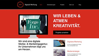 Unternehmen Website-Vorlagen - Werbeagentur