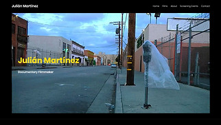 เทมเพลตเว็บไซต์ วิดีโอ - Filmmaker 