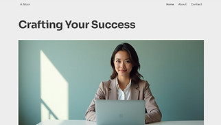 Portfolio & CV website templates - Online Resume (Modern)