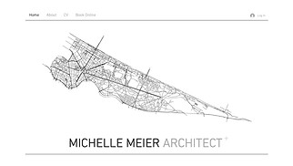 Template Curriculum e portfolio per siti web - Architetto