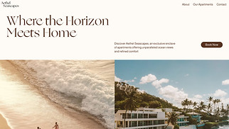 Hjemmesideskabeloner til Alt t - Beach Apartments (Coastal)
