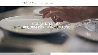 Catering Website-Vorlagen - Koch