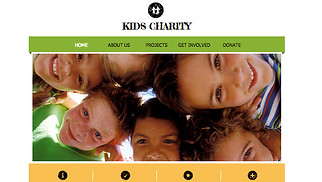 Todas plantillas web – Organización caritativa