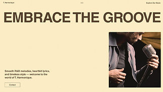 All website templates - R&B Band (Warm)