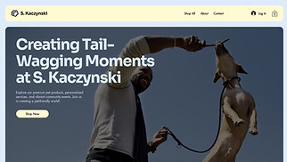 Pets & Animals website templates - Pet Store (Fun)