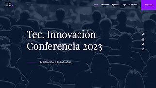 Conferencias y seminarios plantillas web – Sitio web de conferencias
