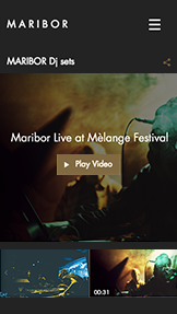 Mẫu trang web Quảng cáo bằng âm nhạc – Trang đích album mới