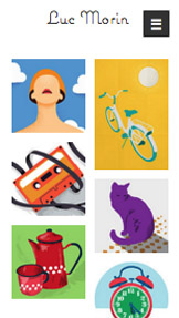 Templates de site web pour Portfolio et CV - Illustrateur