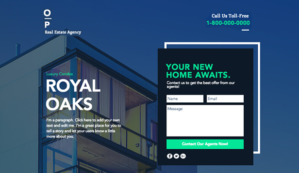 Real Estate Website Template – HomeEstate - Free PSD Templates