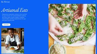 Restaurants & Food website templates - Private Cook (Fresh)