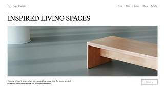 Design website templates - Interior Designer (Chic)