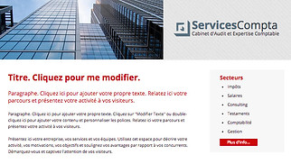 Templates de sites web Tous - Société de consulting financier