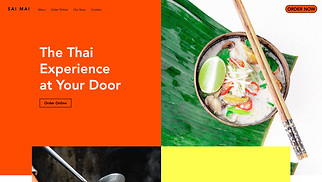 Hjemmesideskabeloner til Restaurant & mad - Asiatisk retaurant 
