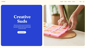 Home & Decor website templates - Soap Making Supply Store (Bright)
