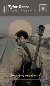 Mẫu trang web Ca sĩ và Nhạc sĩ – Musician