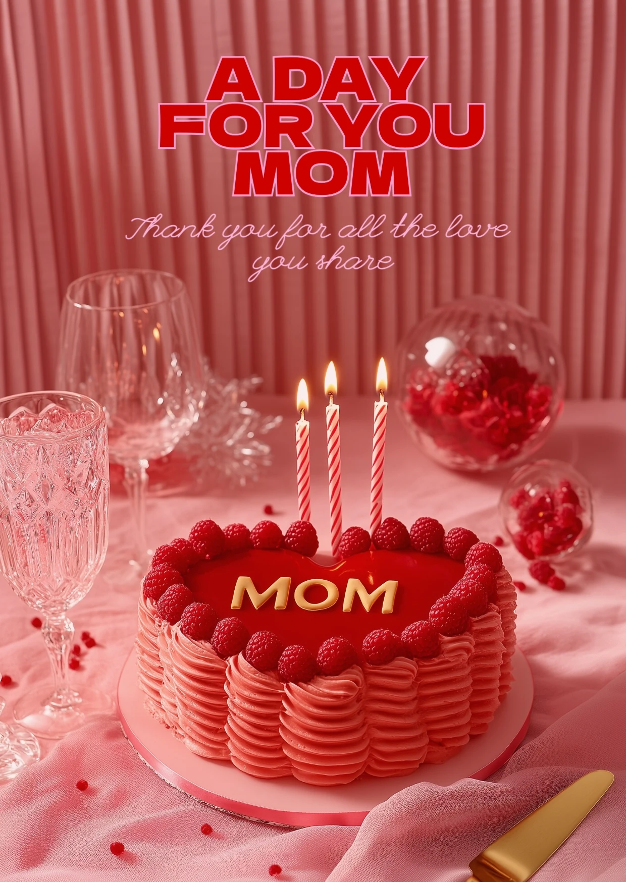 Romantic Classic  Mother's Day Greeting Card
