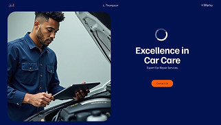 Industrial website templates - Car Repair Service (Modern)