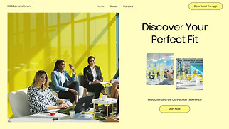 Business website templates - Recruitment Agency (Warm)