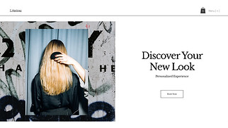 Beauty & Hair website templates - Hair & Color Studio (Contemporary)