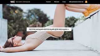 Шаблон для сайта в категории «Аксессуары» — Обувной магазин