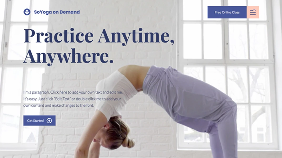 Online Yoga Studio