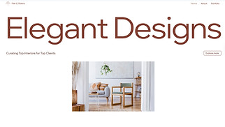 Interior Design website templates - Interior Design Hub (Soft)