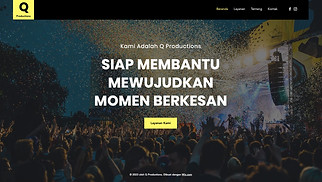 Template situs web Produksi Event – Perusahaan Perencanaan Acara 