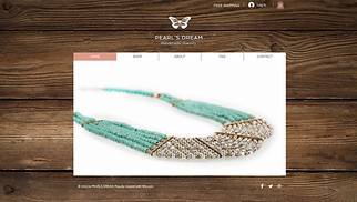 珠寶與飾品網站範本- 珠寶店