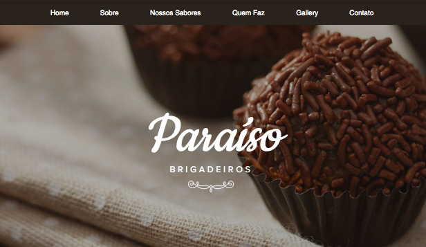 Templates de Restaurantes e Comida - Brigaderia